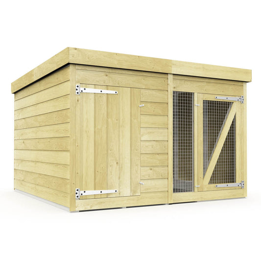 Dog Kennel and Run (6x6ft to 18x6ft)