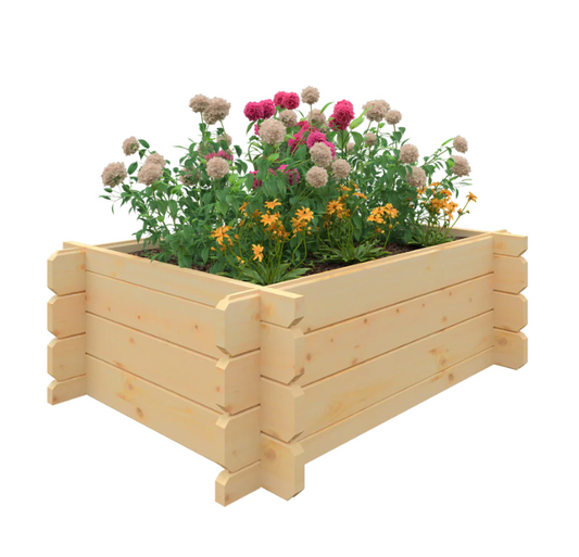Raised 19mm Flower Bed (Size: 4x3w)