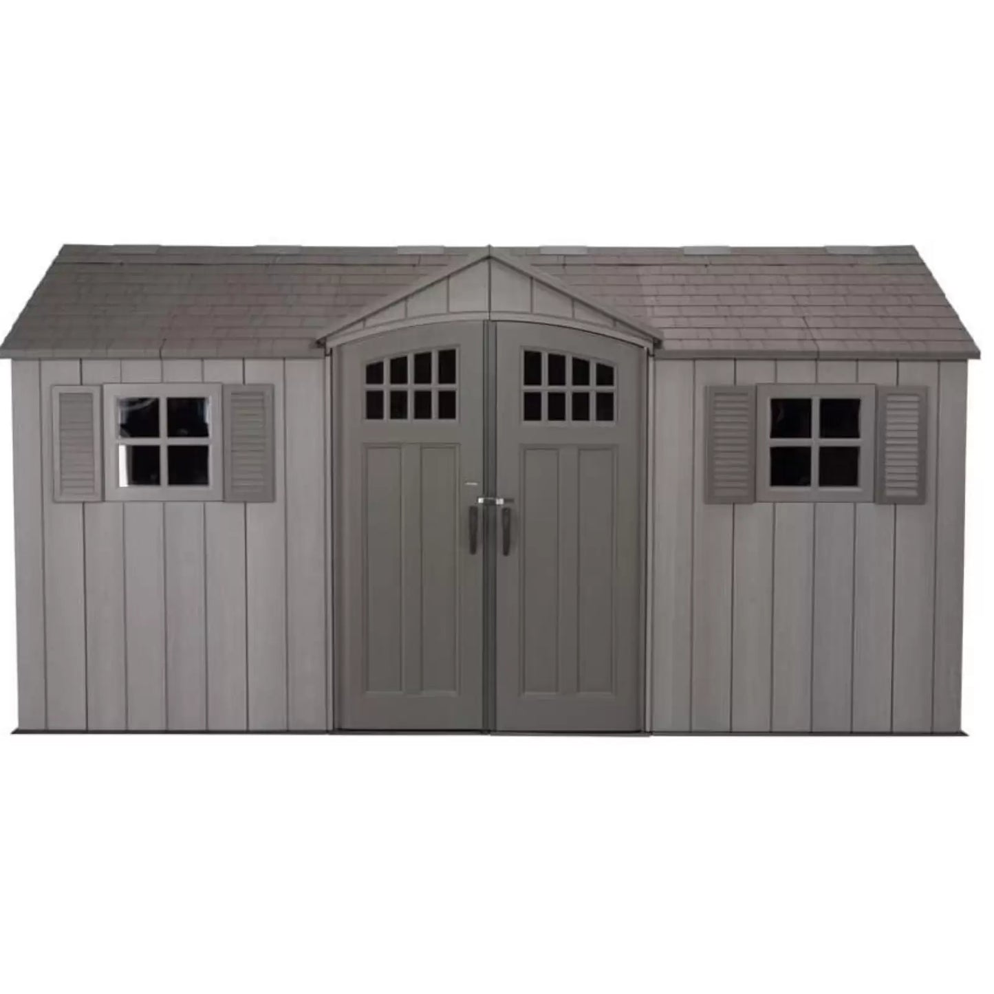 Lifetime Outdoor Storage Plastic Garden Shed (Size: 8x15ft)