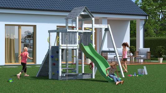 Activer Grey & White Playset / Outdoor Playing Equipment