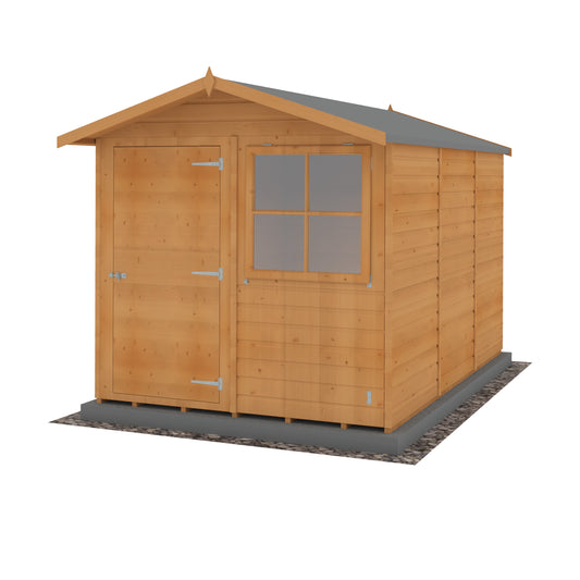 Barraca Apex Roof Garden Shed (Size: 7x10)