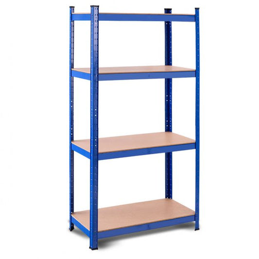 4-Tier Adjustable Multipurpose Storage Shelves for Garage or Shed