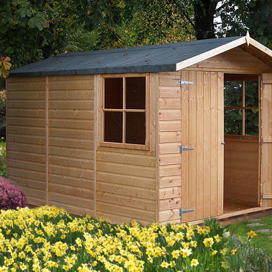 Guernsey Apex Roof Garden Shed (Size: 7x10)