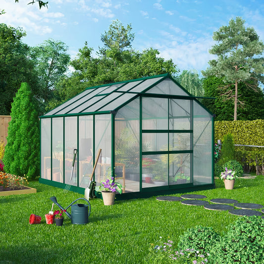 Harvester Walk-In Aluminium Polycarbonate Greenhouse