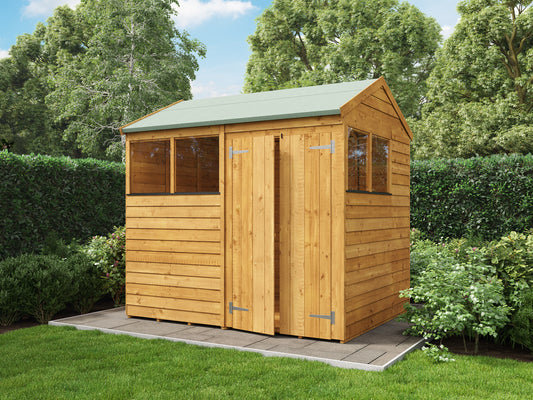 Store More Overlap Apex Shed (x6ft)