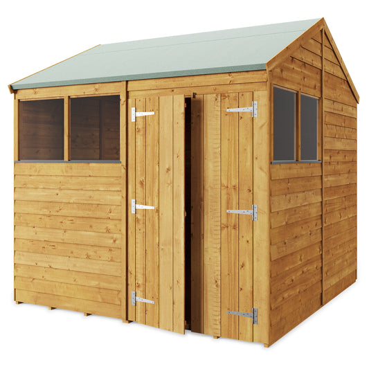 Store More Overlap Apex Shed (x8ft)