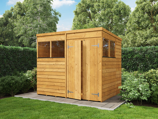 Store More Overlap Pent Shed (x6ft)