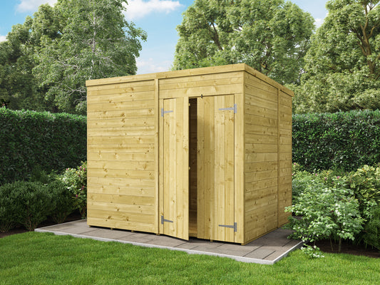 Store More Tongue and Groove Pent Shed (x6ft)
