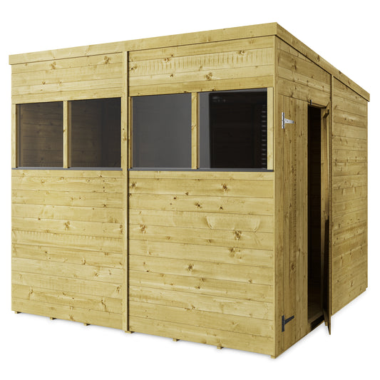 Store More Tongue and Groove Pent Shed (x8ft)