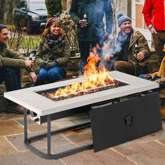 Elevate Your Outdoor Gatherings with a 16 KW Propane Fire Pit Table