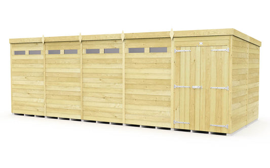 Pent Security Shed (4x8ft to 20x8ft)